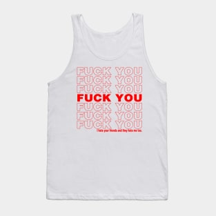 Fuck You - Thank You Bag Tank Top